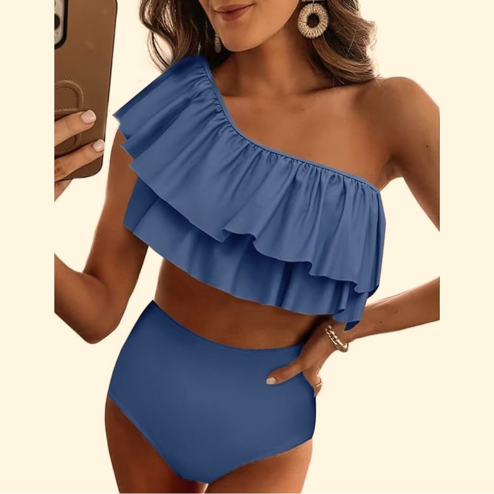 Cute and Flattering Two-Piece Swimsuit